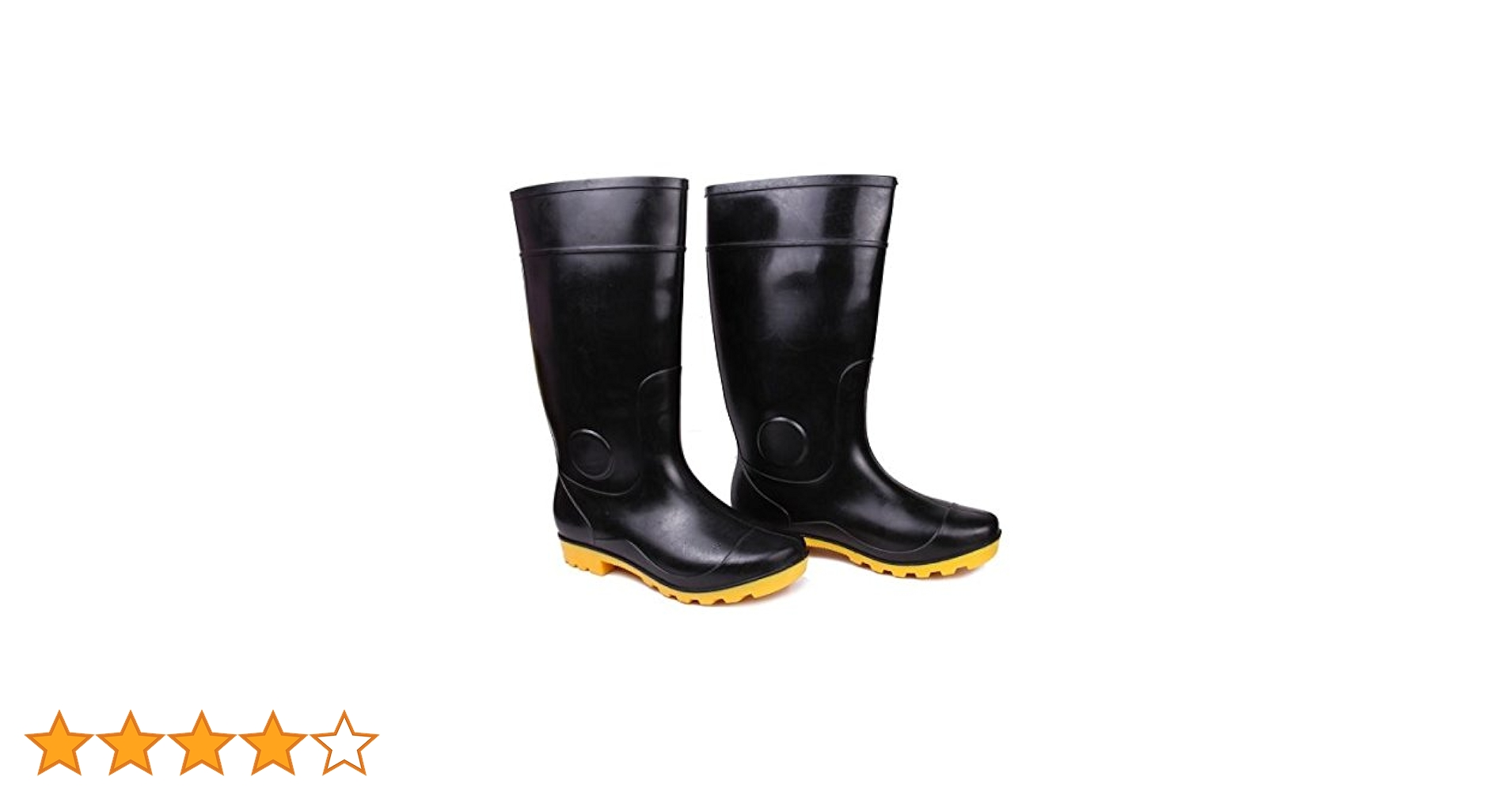 Hillson TC07HLS0149 Century Safety Gumboots - Yellow, UK Size 8